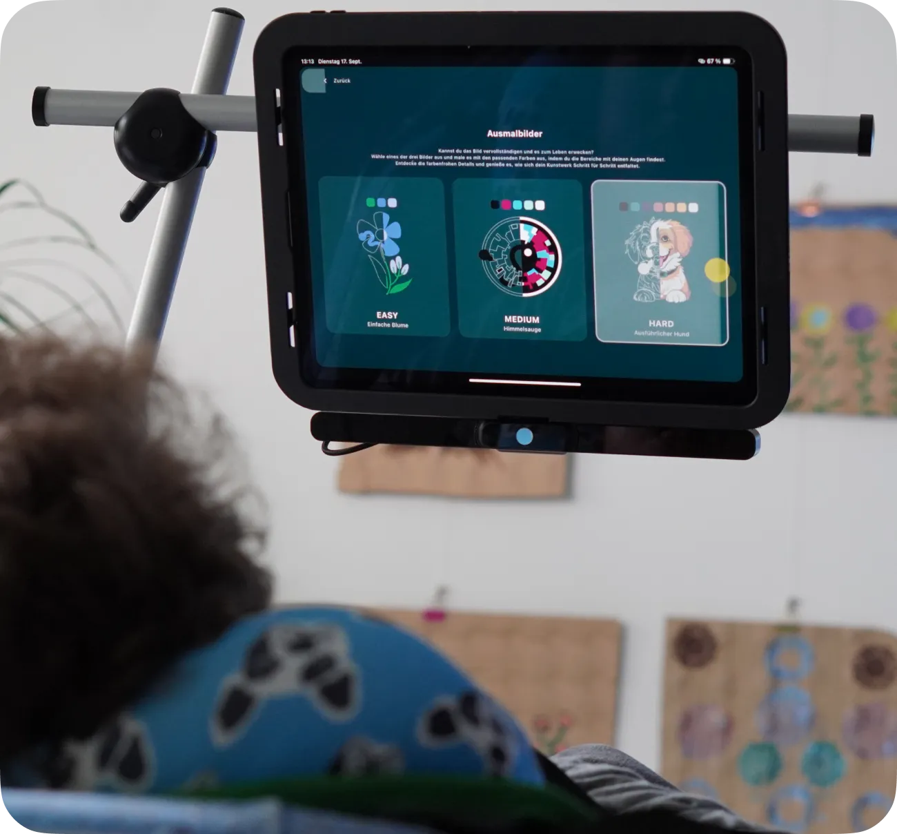 EyeTab integrando Joaco Plus y una tablet