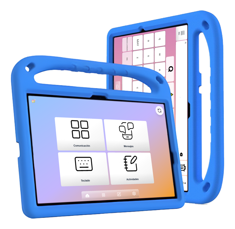 MiCo, tablet comunicadora táctil con funda antigolpes